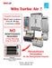 Turbo Air TGF-47SD-N 51 1/8" White Super Deluxe Two Section Display Freezer – (2) Swing Doors, LED Interior, 115v - Donut-Equipment.com