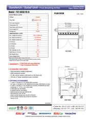 Turbo Air TST-60SD-FB-N 60 1/4" Super Deluxe Sandwich/Salad Prep Table - Donut-Equipment.com