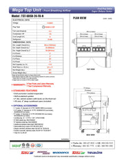 Turbo Air TST-60SD-24-FB-N 60 1/4" Super Deluxe Mega Top Sandwich/Salad Prep Table - Donut-Equipment.com