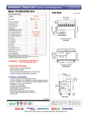 Turbo Air TST-60SD-D2R(L)-FB-N Super Deluxe 60" Sandwich/Salad Prep Table with Drawers and Hinged Door - Donut-Equipment.com
