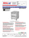 Turbo Air TUR-28SD-D2-N 27 1/2" W Undercounter Refrigerator w/ 1 Section & 2 Drawers - Donut-Supplies.Com