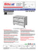 Turbo Air TUR-48SD-D4-N 48 1/4" W Undercounter Refrigerator w/ 2 Sections & 4 Drawers - Donut-Supplies.Com