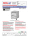 Turbo Air TUF-28SD-D2-N 27 1/2" W Undercounter Freezer w/ 1 Section & 2 Drawers - Donut-Supplies.Com
