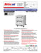 Turbo Air TUF-28SD-D2-FB-N 27 1/2" W Undercounter Freezer w/ 1 Section, 2 Drawers & Front Breathing - Donut-Supplies.Com