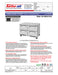 Turbo Air TUF-48SD-D4-FB-N 48 1/4" W Undercounter Freezer w/ 2 Sections, 4 Drawers & Front Breathing - Donut-Supplies.Com