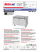 Turbo Air MUR-48-N 48 1/4" W Undercounter Refrigerator w/ 2 Sections & 2 Solid Doors - Donut-Supplies.Com