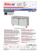 Turbo Air MUR-60-N 60 1/4" W Undercounter Refrigerator w/ 2 Sections & Solid Doors - Donut-Supplies.Com