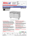 Turbo Air MUF-48-N 48 1/4" W Undercounter Freezer w/ 2 Sections & 2 Solid Doors - Donut-Supplies.Com