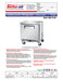 Turbo Air MUR-27S-N6 M3 Series 27" Shallow Depth Undercounter Refrigerator w/ 1 Section & Solid Door - Donut-Supplies.Com