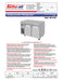 Turbo Air JUR-48-N6 J Series 48" Undercounter Refrigerator w/ 2 Solid Doors & Side Mounted Compressor - Donut-Supplies.Com