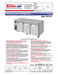 Turbo Air JUR-72-N6 J Series 72"/ 3 Solid Door Undercounter Refrigerator w/ 3 Sections & Side Mounted Compressor - Donut-Supplies.Com