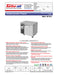 Turbo Air JUF-36-N J Series 36" Solid Door Undercounter Freezer w/ 1 Section & Side Mounted Compressor - Donut-Supplies.Com