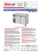 Turbo Air JUR-48S-N6 J Series 48" Narrow Depth Undercounter Refrigerator w/ 2 Sections, Solid Doors & Side Mounted Compressor - Donut-Supplies.Com