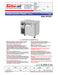 Turbo Air JUF-36S-N J Series 36" Narrow Depth Undercounter Freezer w/ 1 Section, Solid Door & Side Mounted Compressor - Donut-Supplies.Com