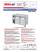 Turbo Air JUF-48S-N J Series 48" Narrow Depth Undercounter Freezer w/ 2 Sections, Solid Doors & Side Mounted Compressor - Donut-Supplies.Com
