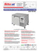 Turbo Air JUR-44D-N J Series 44" Extra Deep Undercounter Refrigerator w/ 2 Drawers & Side Mounted Compressor - Donut-Supplies.Com