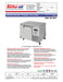 Turbo Air JUF-44D-N J Series 44" Extra Deep Undercounter Freezer w/ 2 Drawers & Side Mounted Compressor - Donut-Supplies.Com