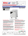 Turbo Air TWR-28SD-N 27 1/2" Super Deluxe Worktop Refrigerator w/ (1) Section, 1 Solid Door - Donut-Supplies.Com