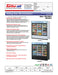 Turbo Air TGM-69RB-N 78" Black Three Section Glass Door Merchandiser Refrigerator – (3) Swing Doors, LED Lighting, 115v - Donut-Equipment.com