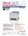 Turbo Air TOS-30NN-S 30 1/4" Stainless Steel Horizontal Open Display Merchandiser / Air Curtain Sandwich and Cheese Display Case – 1 Level, 115v - Donut-Supplies.Com