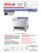 Turbo Air TOS-40NN-S 40 1/4" Stainless Steel Horizontal Open Display Merchandiser / Air Curtain Sandwich and Cheese Display Case – 1 Level, 115v - Donut-Supplies.Com