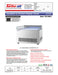 Turbo Air TOS-50NN-S 50 1/4" Stainless Steel Horizontal Open Display Merchandiser / Air Curtain Sandwich and Cheese Display Case – 1 Level, 115v - Donut-Supplies.Com