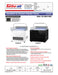 Turbo Air TOS-40NN-D-W 40 1/4" White Horizontal Open Display Merchandiser / Air Curtain Sandwich and Cheese Display Case – 1 Level with Top Shelf, 115v - Donut-Supplies.Com