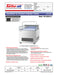 Turbo Air TOS-30NN-D-S 30 1/4" Stainless Steel Horizontal Open Display Merchandiser / Air Curtain Sandwich and Cheese Display Case – 1 Level with Top Shelf, 115v - Donut-Supplies.Com