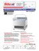 Turbo Air TOS-40NN-D-S 40 1/4" Stainless Steel Horizontal Open Display Merchandiser / Air Curtain Sandwich and Cheese Display Case – 1 Level with Top Shelf, 115v - Donut-Supplies.Com