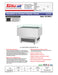Turbo Air TOS-40PN-S 40" Stainless Steel Horizontal Open Display Merchandiser / Air Curtain Sandwich and Cheese Display Case – 1 Level, 115v - Donut-Equipment.com