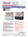 Turbo Air TOM-75MSEB-N 75 1/2" Black Narrow Depth Vertical Open Air Cooler / Air Curtain Display Case with (4) Levels, 220v - Donut-Supplies.Com