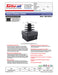 Turbo Air TIOM-48CCB-N 48" Square Island Open Air Cooler w/ (4) Display Shelves, Black Exterior, 220v - Donut-Supplies.Com