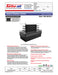 Turbo Air TIOM-36CSCB-N 84" Square Glass Island Open Air Merchandiser, 36 Cu. Ft., Self-Serve, Black, 220v - Donut-Supplies.Com