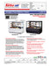 Turbo Air TCGB-60UF-CO-B-N 60-1/2" Straight Glass Full-Service Dual Zone Dry/Refrigerated Bakery Display Case, 3 Levels, Black Exterior, 115v - Donut-Supplies.Com