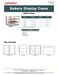 Jahabow 9200 Series 29"L x 20"D x 24"H Countertop Bakery Display Case – Aluminum, Tempered Glass, w/ 2 Shelves, Non-Refrigerated - Donut-Supplies.Com