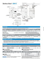Giles GVH-C Countertop Ventless Recirculating Type 1 Hood System with 1PH Power Receptacle, 208-240V/60Hz/1PH - Donut-Equipment.com