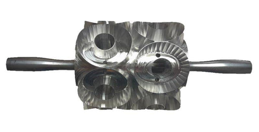 Junior Round Two Row Donut Cutter with Larger 1-1/4 inch center hole - Donut-Equipment.com