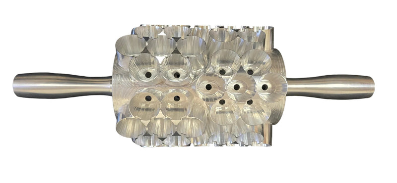 Donut Hole "Pull Apart" 3-1/2 inch Cutter (aluminum with handles) - Donut-Supplies.Com