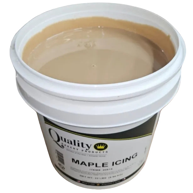 Quality Maple Icing 21.5 Pounds Ready To Use - Donut-Supplies.Com