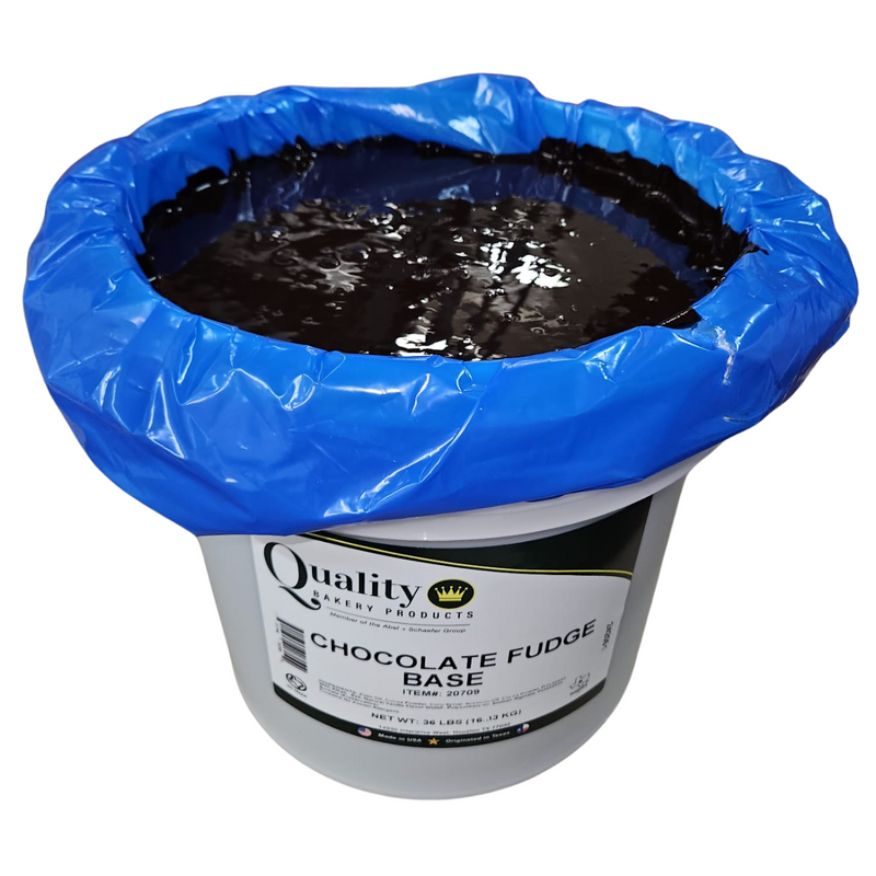 Quality Dark Chocolate Fudge Base For Icings and Glaze-36 pounds - Donut-Supplies.Com