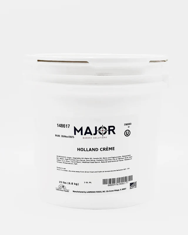 Major Bakery Solutions Holland Creme 15 lbs - Donut-Supplies.Com