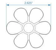Flower 3 row cutter - Donut-Supplies.Com