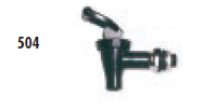 Faribo 504 1/2" T-Handle Spigot ONLY - Donut-Supplies.Com