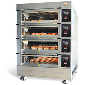 Belshaw, (00799558-480), DX Deck Oven with Steam, (3) deck, (2) tray, 480v/60/3-ph - Donut-Supplies.Com
