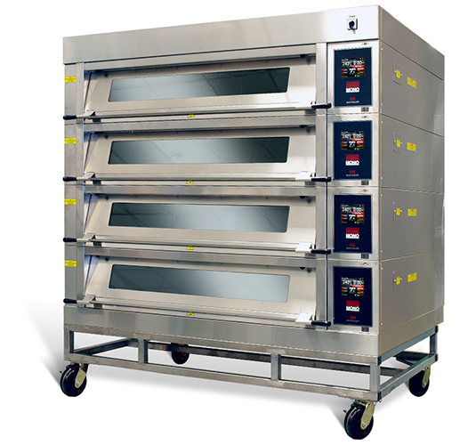 Belshaw, (00799579-480), DX Deck Oven with Steam, (4) deck, (3) tray, 480v/60/3-ph - Donut-Supplies.Com