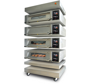 Belshaw, (00799558-480), DX Deck Oven with Steam, (3) deck, (2) tray, 480v/60/3-ph - Donut-Supplies.Com