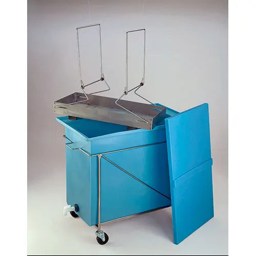 Faribo 455-7 Stainless Tray & 2 Handles ONLY, 27"L x 13"W x 3"H - Donut-Supplies.Com