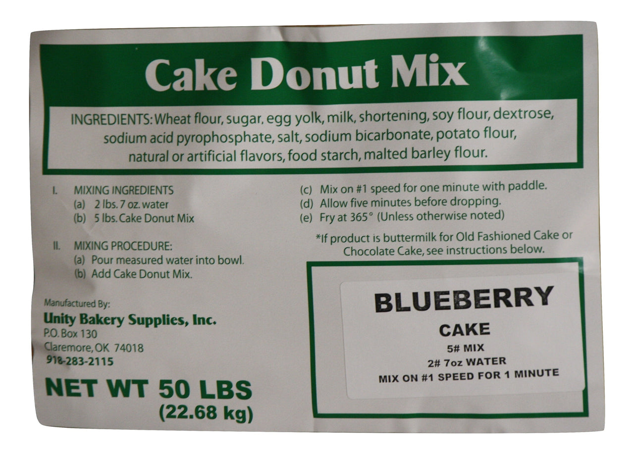 Bulk Blueberry Cake Donut Mix 40 x 50#  bags