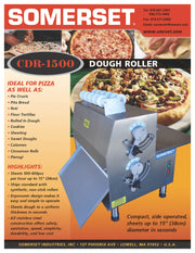 CDR-1500 Dough Roller / Double Pass- Side Operated - Donut-Supplies.Com