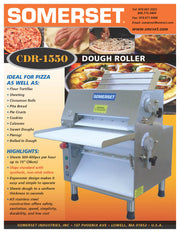 CDR-1550 Dough Roller / Double Pass- Front Operated - Donut-Supplies.Com